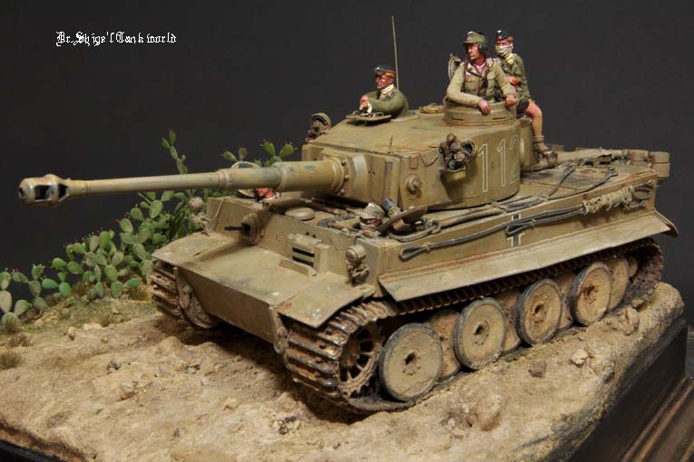 Tiger Of Schwere Panzer Abteilung In Tunisia